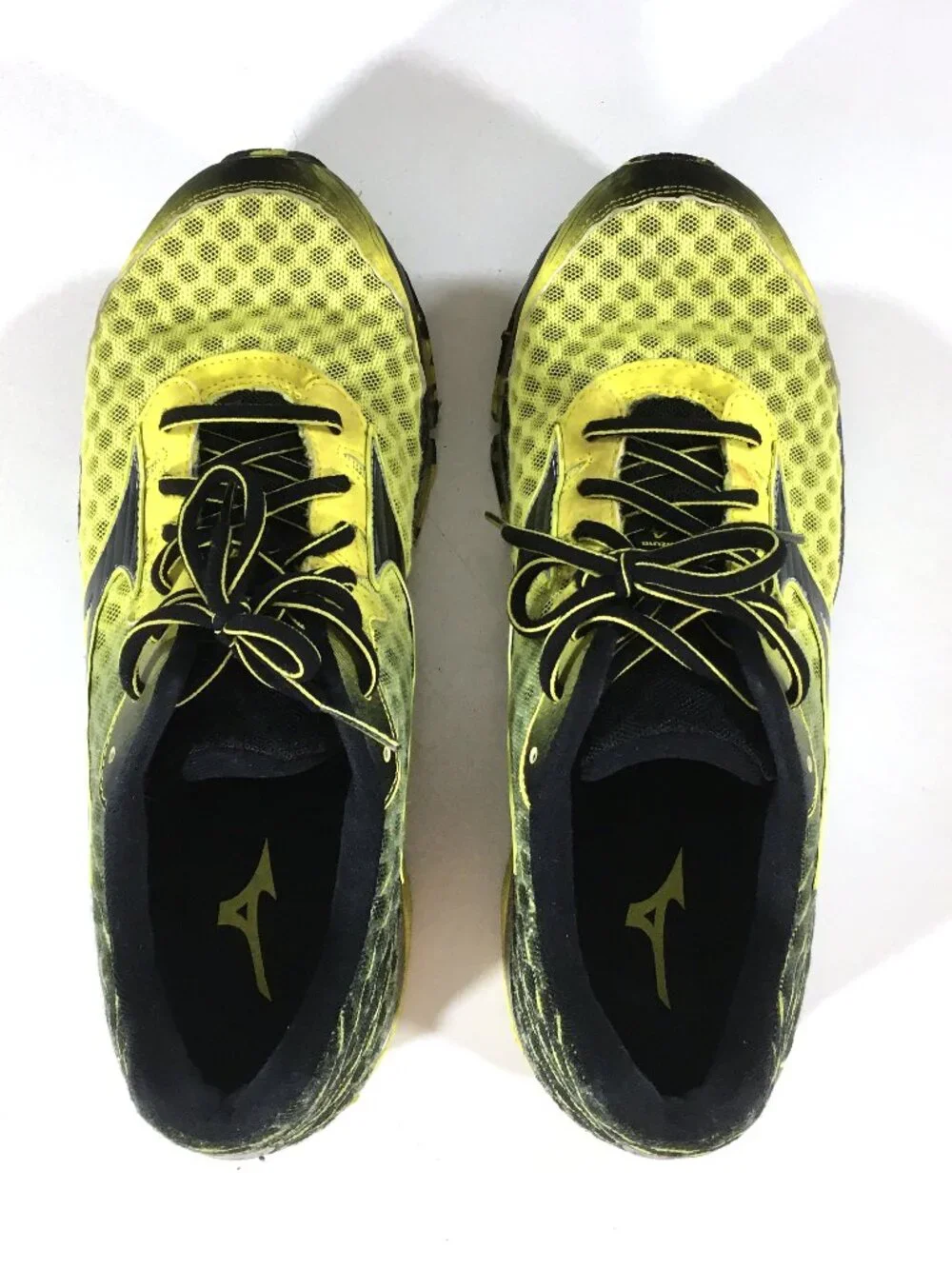 Mizuno Wave Prophecy 4 Running Shoes Mens Size 9 Black Yellow J1GC150012